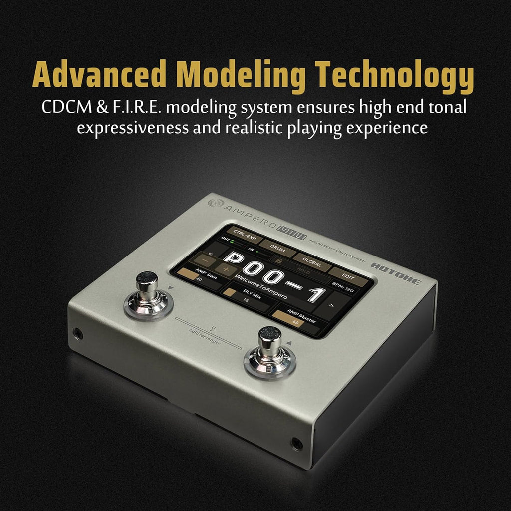 Hotone Ampero MINI Modeler/Effects Processor MP50VN - Vanilla