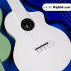 Strydom Concert BM-9C Carbon Fiber Travel Ukulele- Snow