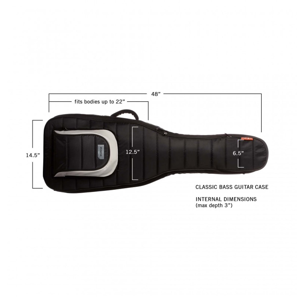 MONO M80-EB-BLK Bass Guitar Case - Black