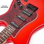 SQOE SEST230 HSS Electric Guitar - Red