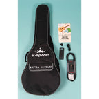KEPMA EDC-E Semi- Acoustic Guitar - Black Matt