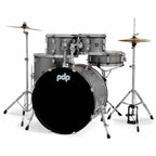PDP PDCE2215KTSS Center Stage 5-Pieces Acoustic Drum Kit - Silver Sparkle