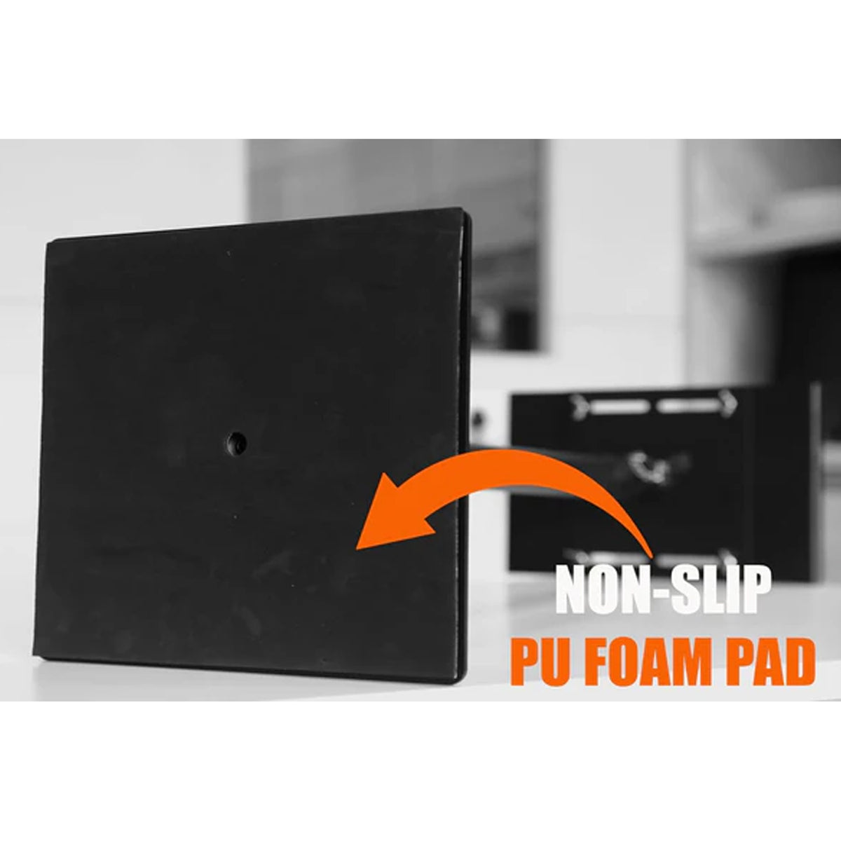 Softline Pro SP 802 HV Heavy Duty Studio Monitor Stand with Wide Variable Top Plate Square Base (Set of 2)