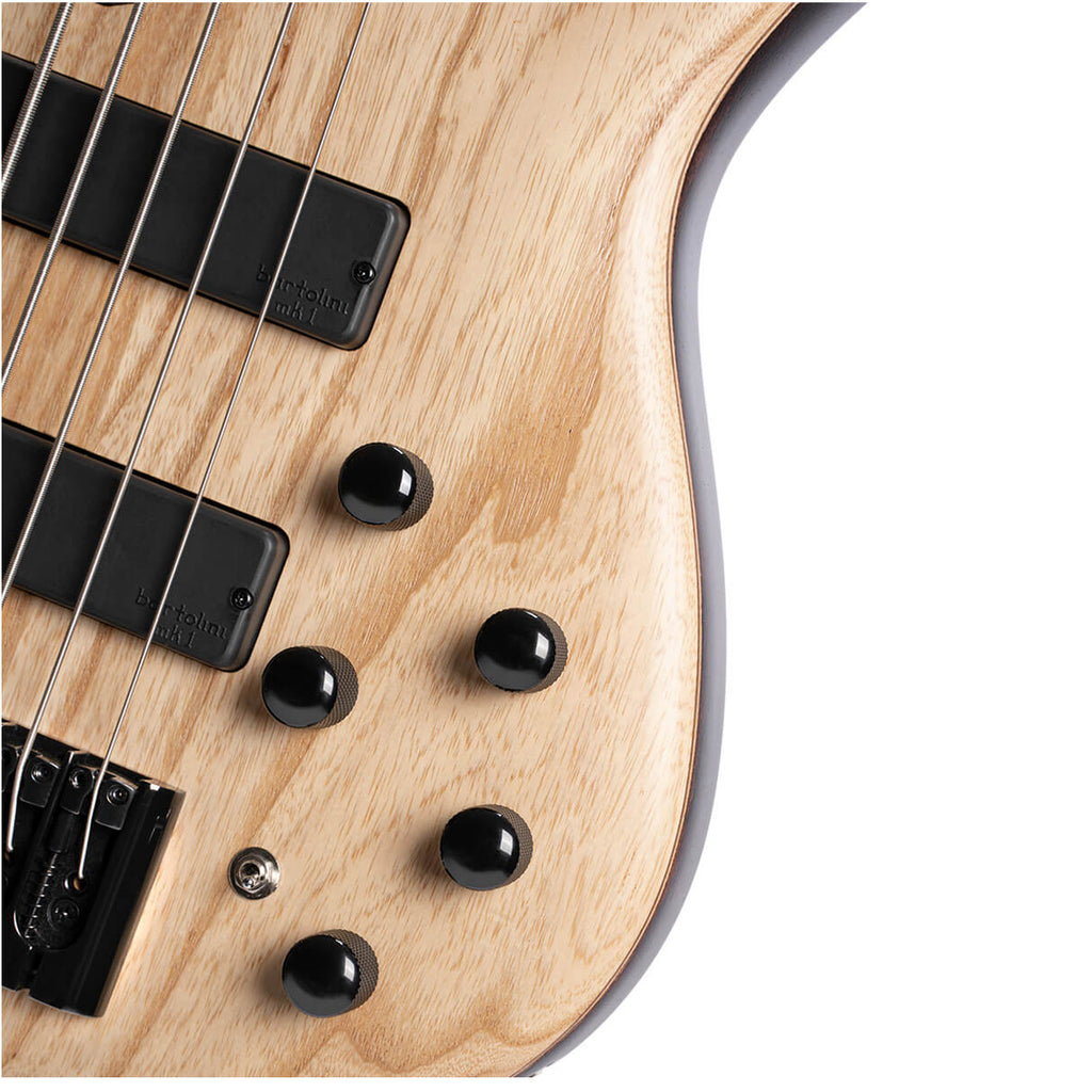 Cort B5 Element Artisan 5 String bass Guitar - Open Pore Natural