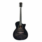 SQOE S340 FG/CS Solid top Acoustic guitar - Trans Black