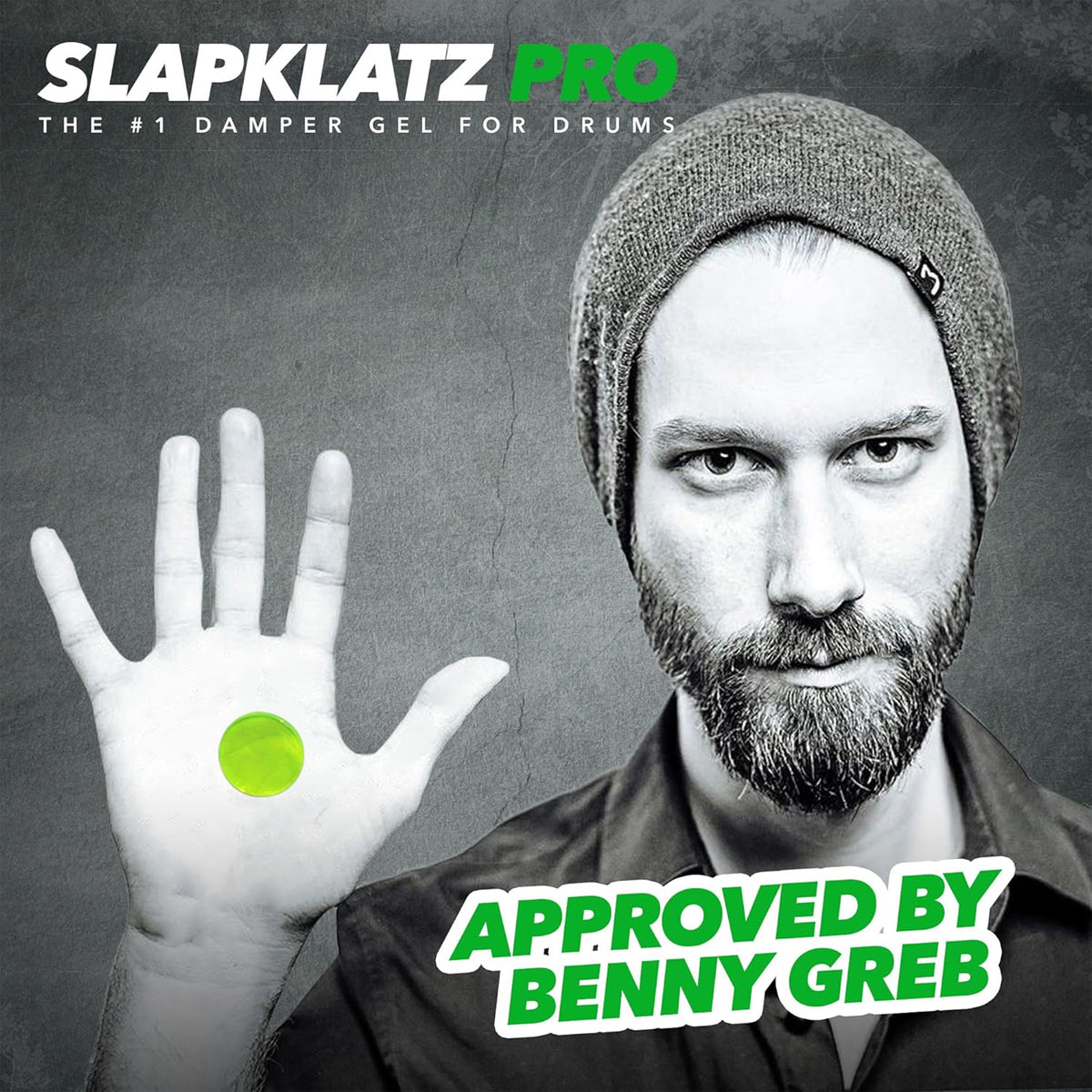 SlapKlatz PRO Refillz Drum Dampeners - Alien Green