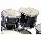 Pearl Roadshow RS525SC 5 Pcs Acoustic Drum Set -Midnight Chrome Vortex