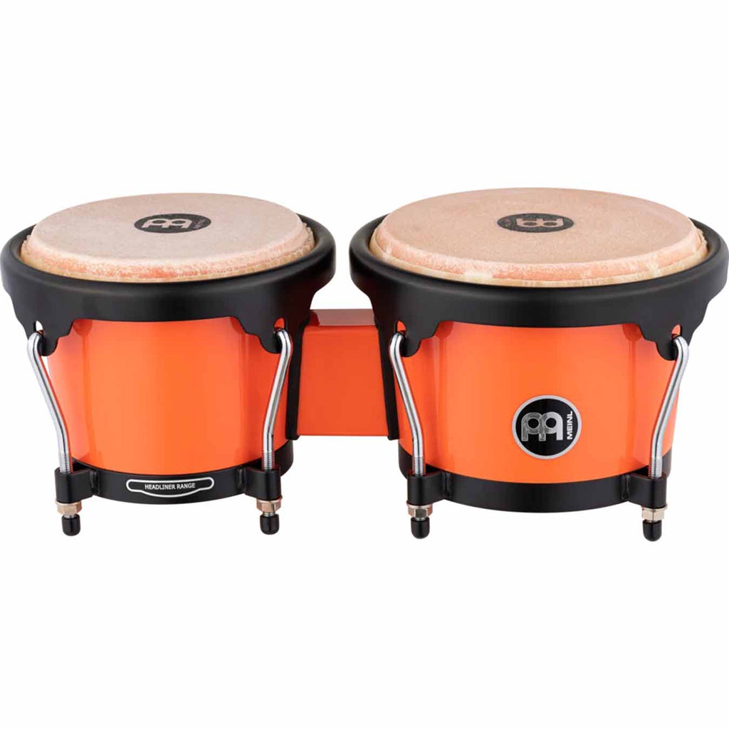 Meinl Journey Series Bongo Molded ABS Bongo, Electric Coral - HB50EC