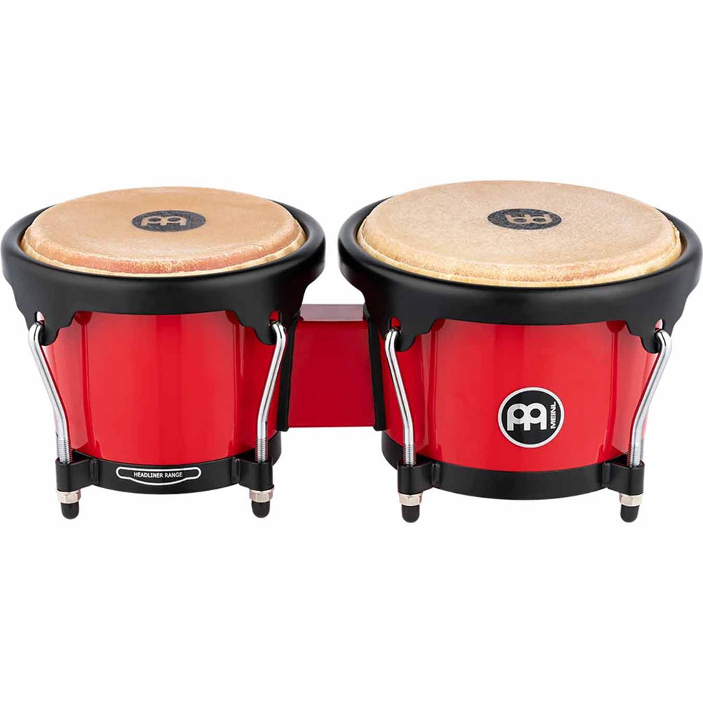 Meinl Journey Series Bongo Molded ABS Bongo, Red - HB50R