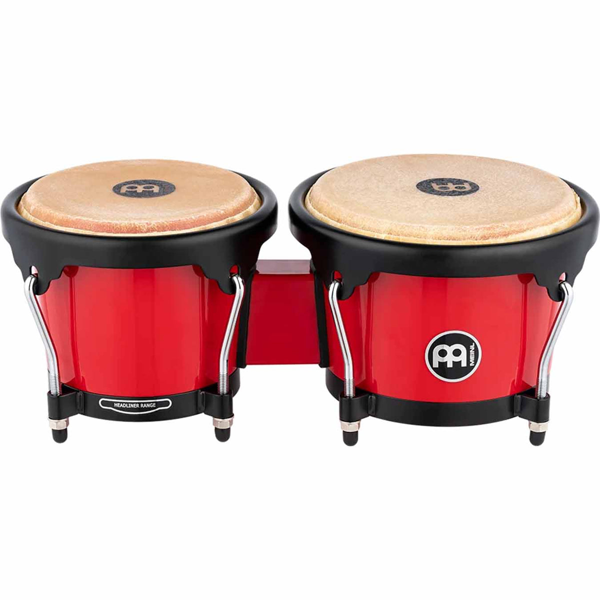 Meinl Journey Series Bongo Molded ABS Bongo, Red - HB50R