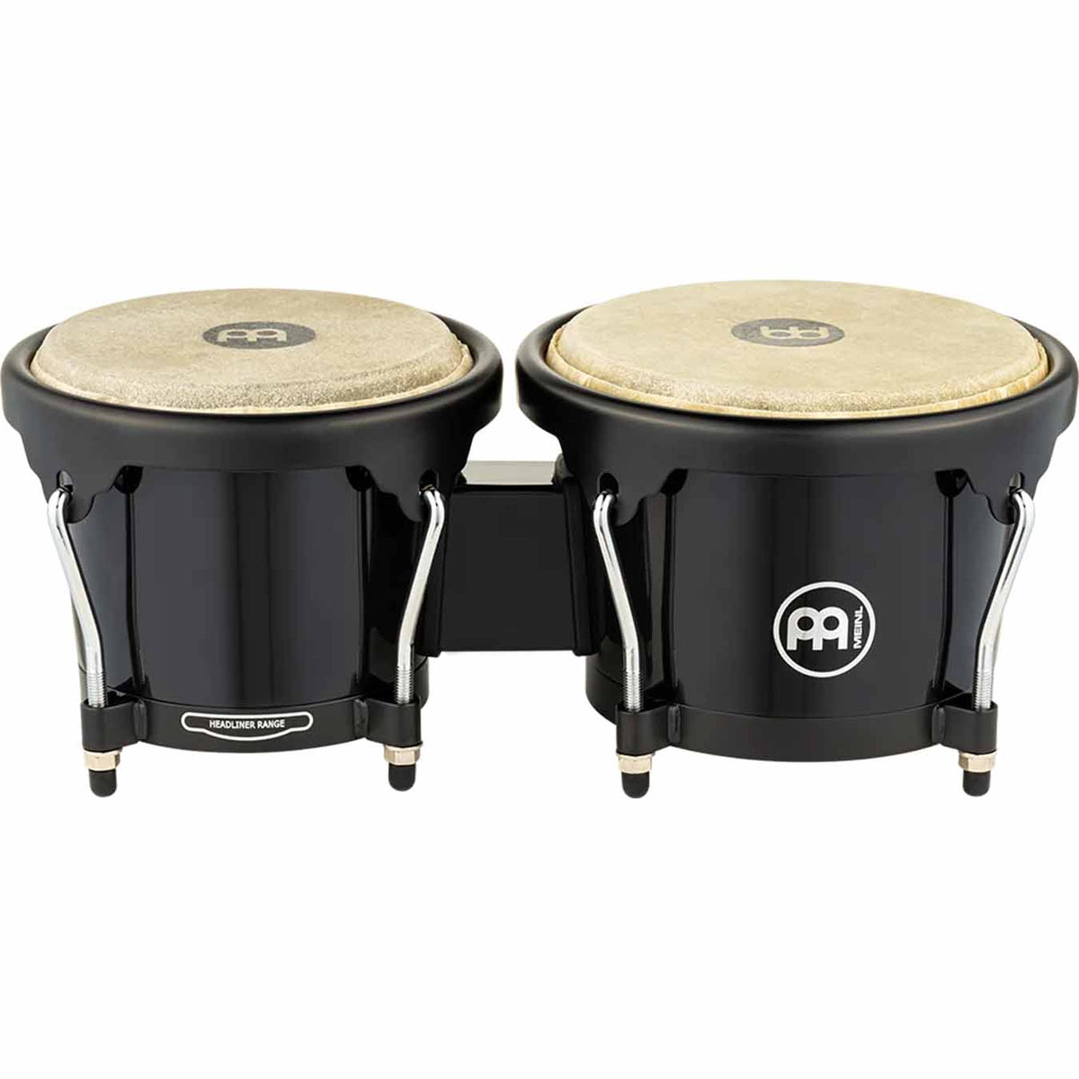 Meinl Journey Series Bongo Molded ABS Bongo, Black - HB50BK