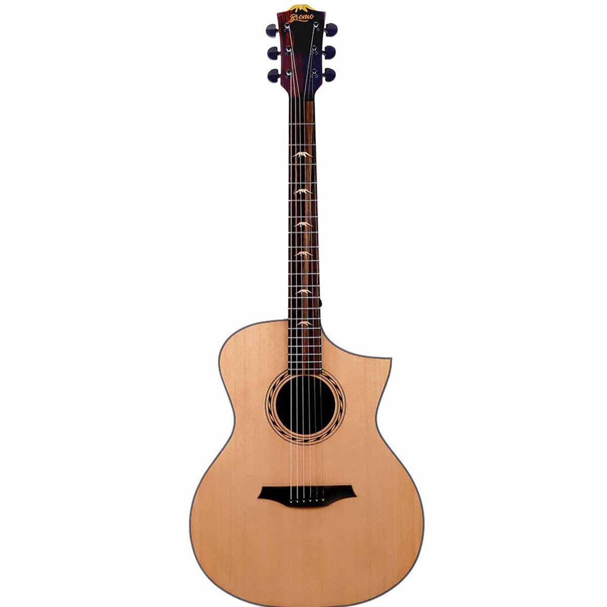 Bromo BAA4C Auditorium Acoustic Guitar-Natural
