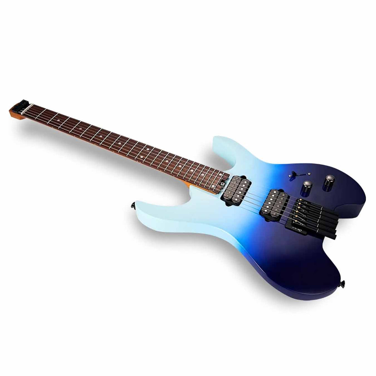 Mooer MHL 50 Headless Electric Guitar - Sky Blue Gradient