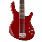 Cort Action Bass V Plus 5 String Electric Guitar - Trans Red