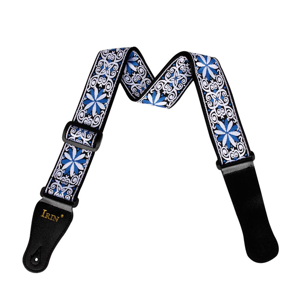 Irin Rockyou woven Guitar Strap for Acoustic Electric & Bass Guitars / heavy metal pattern