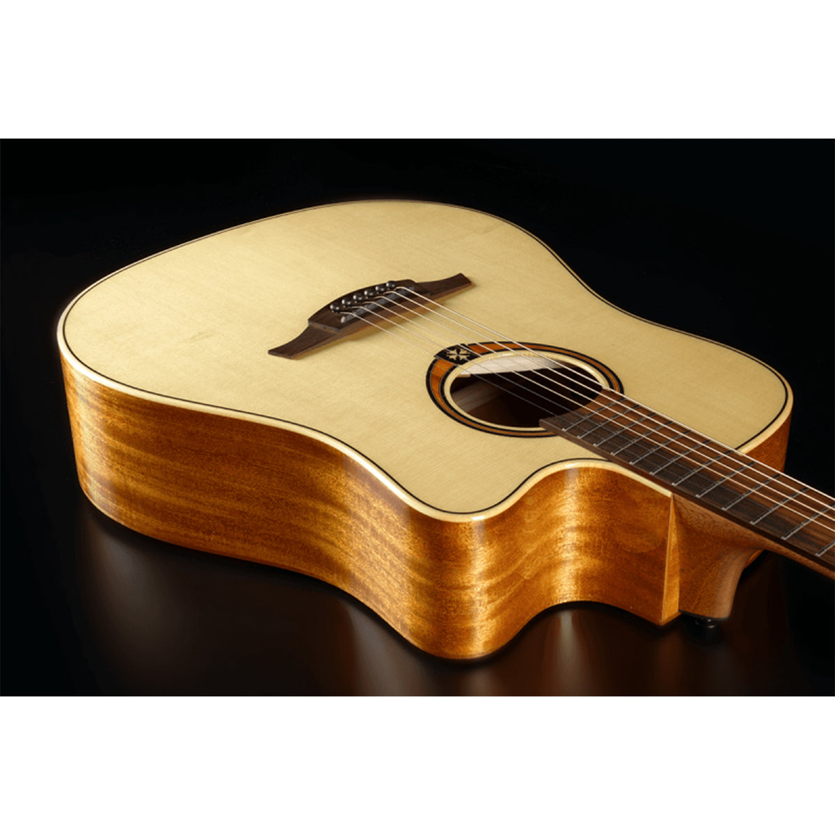 LAG T88DCE DREADNOUGHT CUTAWAY ACOUSTIC-ELECTRIC NATURAL