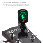 NEOWOOD Guitar Tuner AT-01A Rotatable Clip-on Tuner