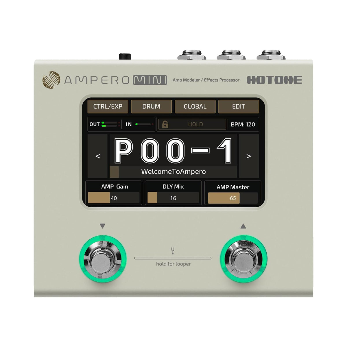 Hotone Ampero MINI Modeler/Effects Processor MP50VN - Vanilla