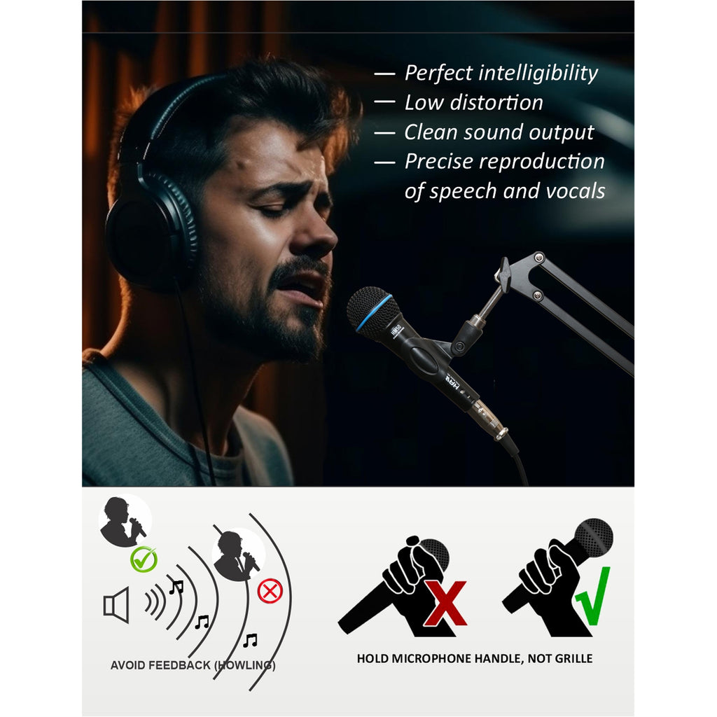 Hawk HM50 Handheld Dynamic Cardioid Wired Mic
