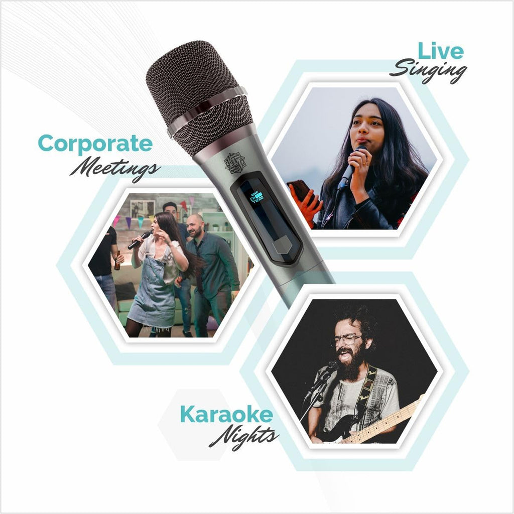 DIGIMORE D-340 Dynamic Handheld Single Wireless Microphone Set