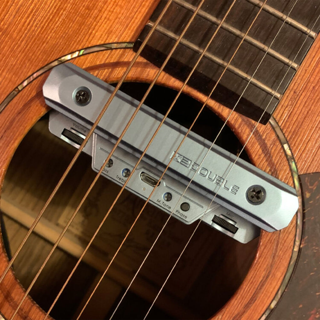 Double X0 Magnetic Soundhole Pickup - Matte Black