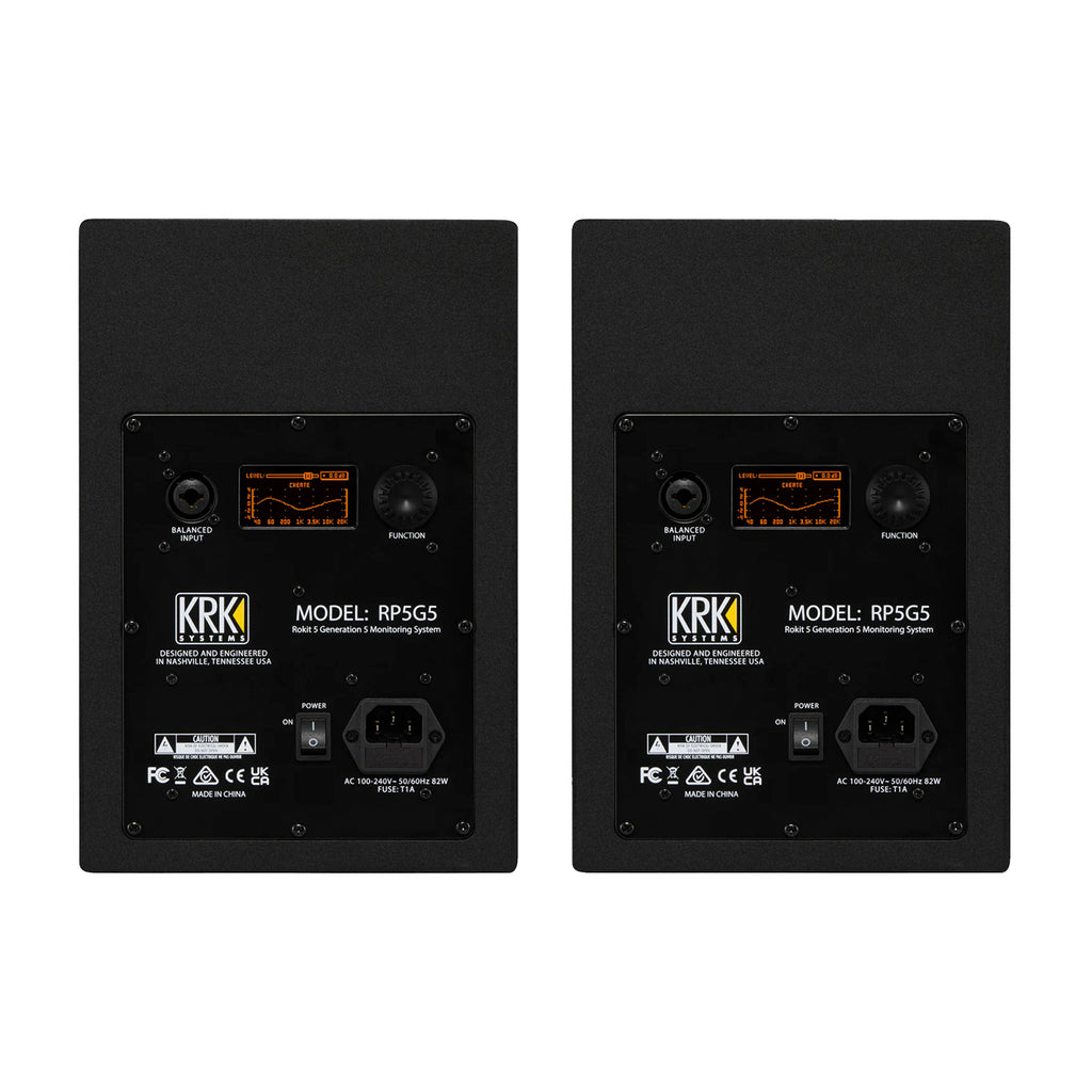 KRK Rokit® RP5 G5 Powered Studio Monitor - Pair