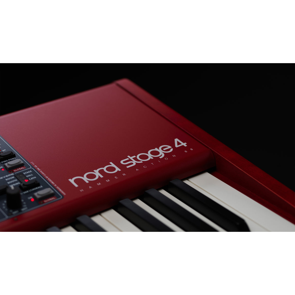 Nord Stage 4 88-key weighted triple sensor keybed with aftertouch and physical drawbars with LED