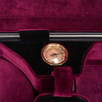 Crossrock Deluxe Fiberglass Double Violin Case - CRF2020DVBK