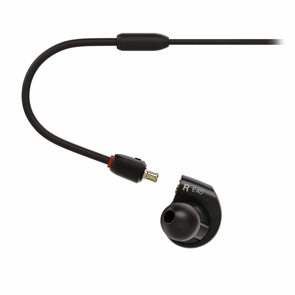 Audio-Technica Ath-E40 Professional Wired in Ear Earphones Without Mic Black