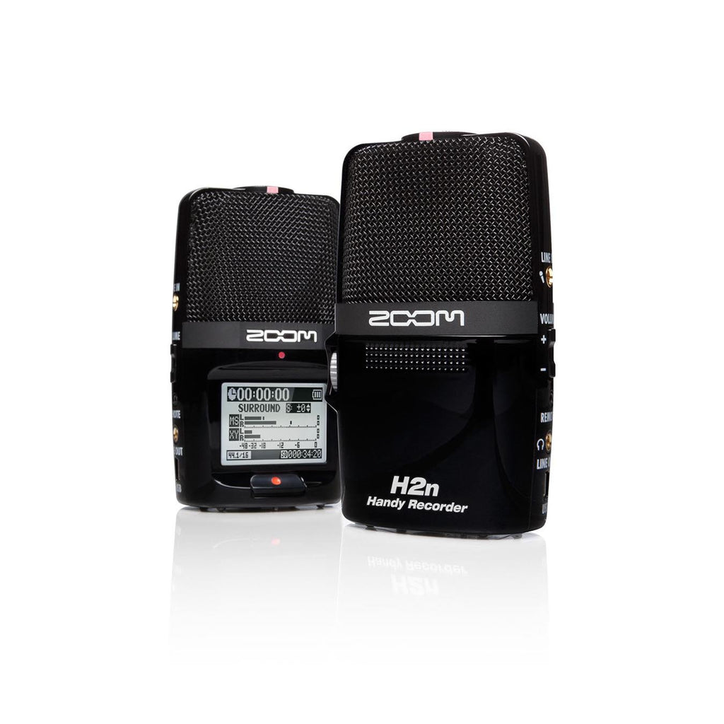 Zoom H2n 2-Input / 4-Track Portable Handy Recorder with Onboard 5-Mic Array