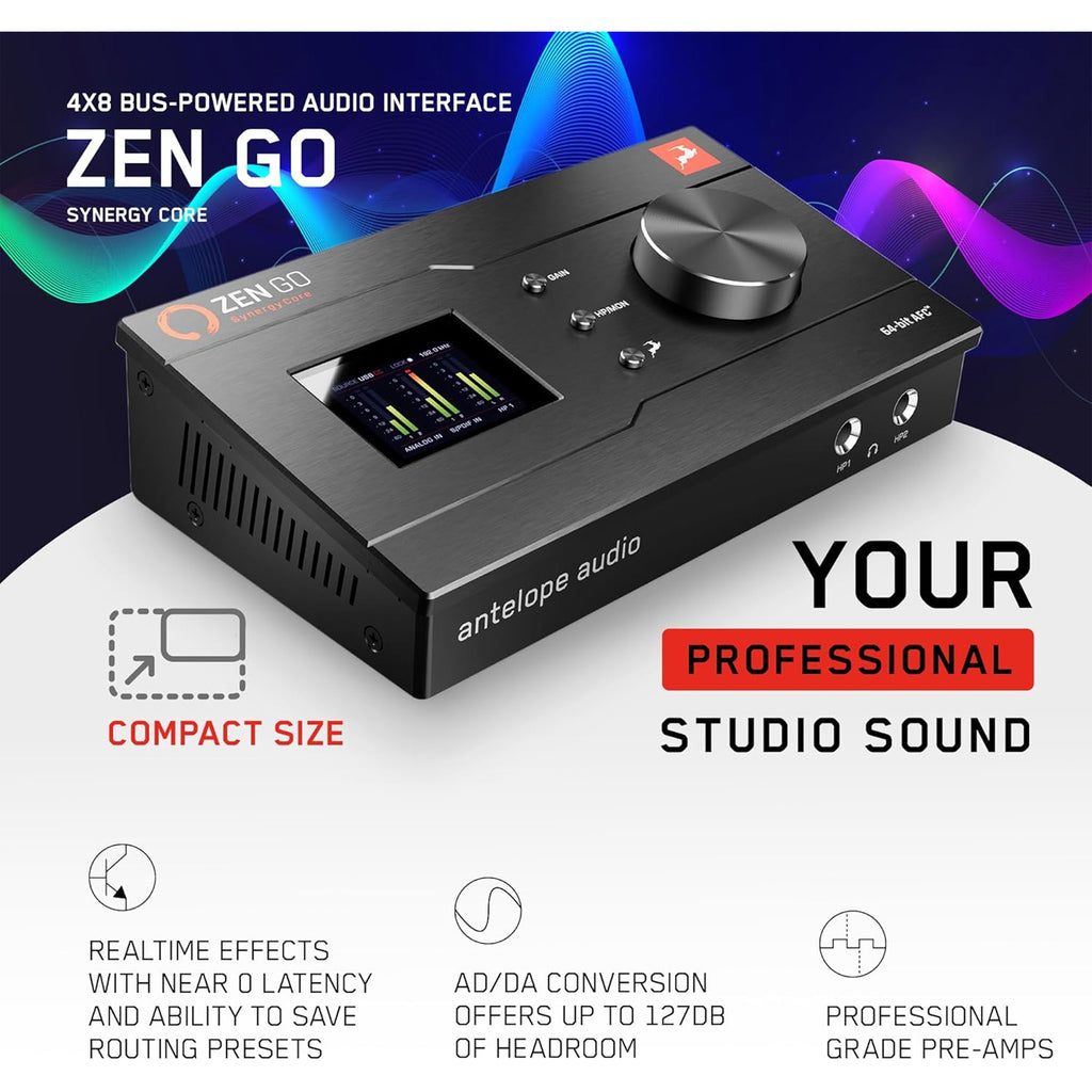 Antelope Audio ZEN Quadro Synergy Core 14x10 Dual USB BUS Powered Audio Interface