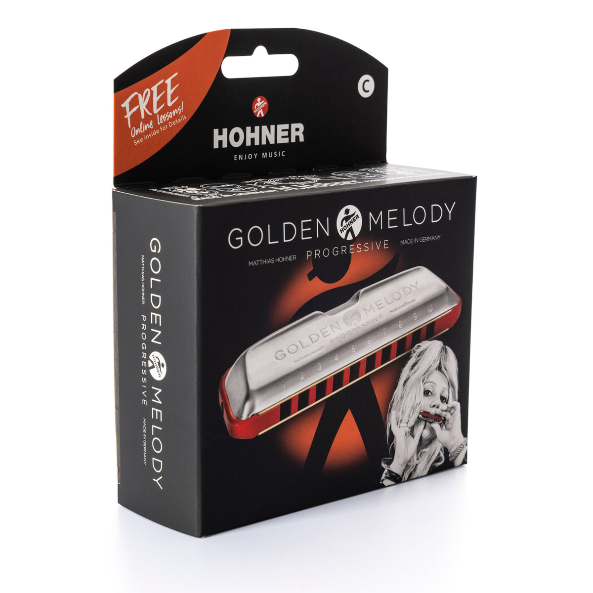 Hohner Harmonica Golden melody M54401X - Key C