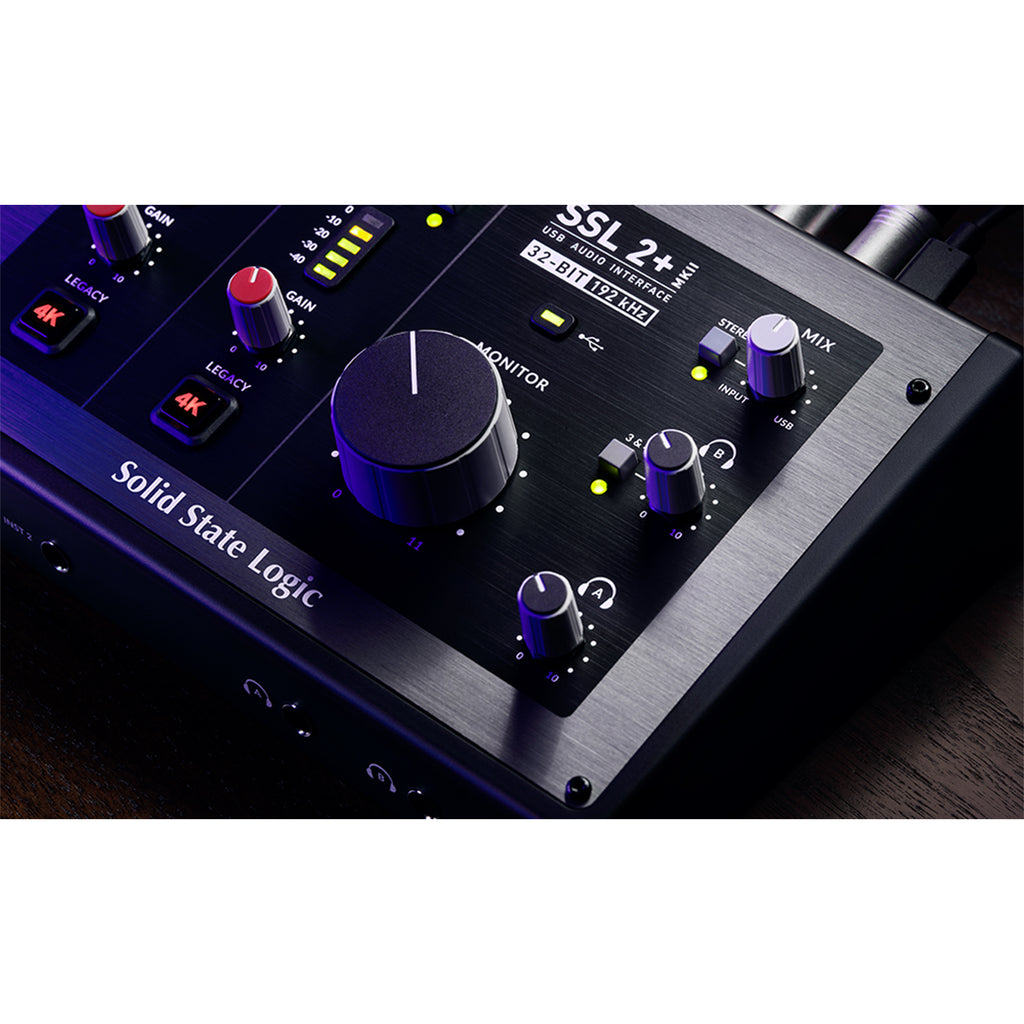 Solid State Logic SSL 2+ MKII 2 x 4 USB Audio Interface