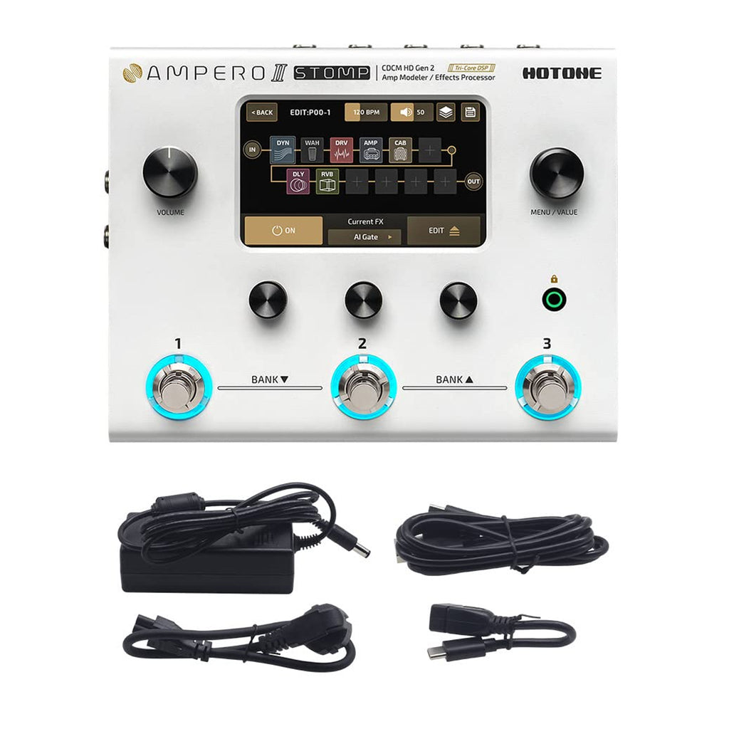 Hotone Ampero II Stomp Amp Modeler MP300