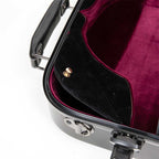 Crossrock Deluxe Fiberglass Double Violin Case - CRF2020DVBK