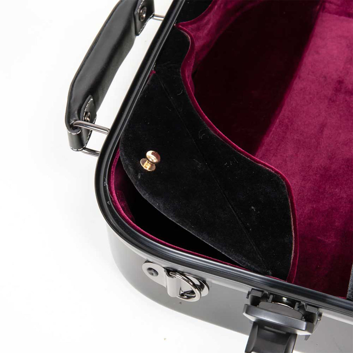 Crossrock Deluxe Fiberglass Double Violin Case - CRF2020DVBK