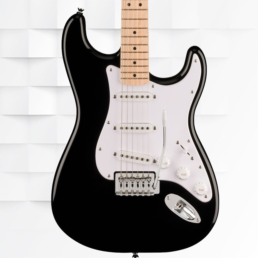 Fender Squier Sonic Stratocaster Maple Fingerboard Electric Guitar 0373152506 - Black