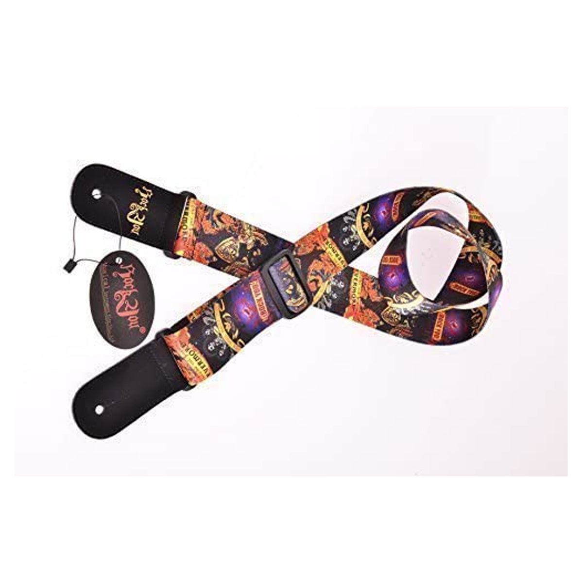 Irin Rockyou woven Guitar Strap for Acoustic Electric & Bass Guitars / heavy metal pattern