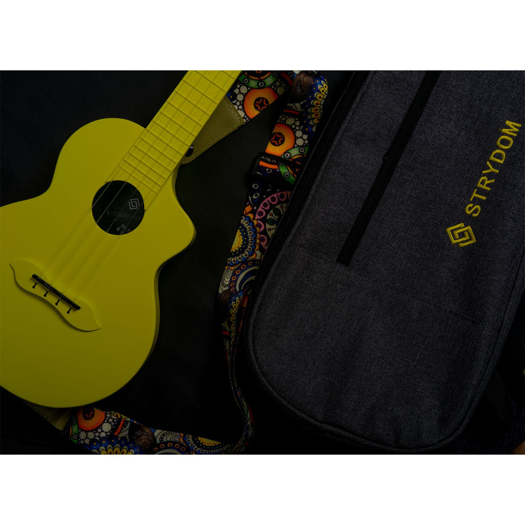 Strydom Concert BM-9C (STC1) Carbon Fiber Travel Ukulele- Neon