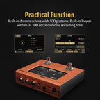 Hotone Ampero MINI Amp Modeler/Effects Processor MP-50 OR - ORANGE