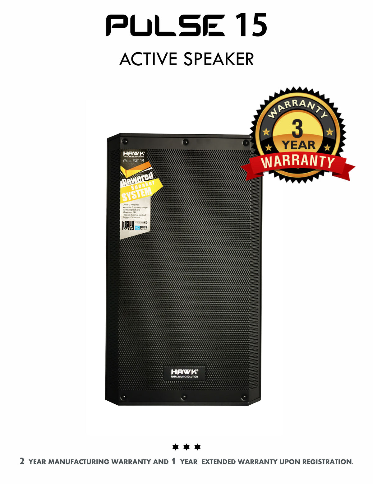 Hawk Pulse 15 Active Speaker
