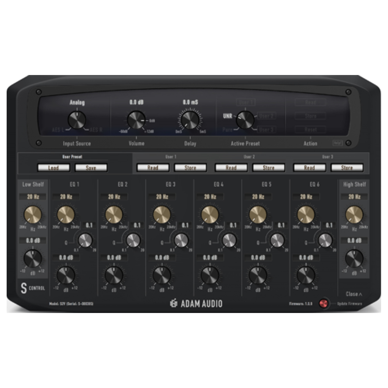 adam audio s control